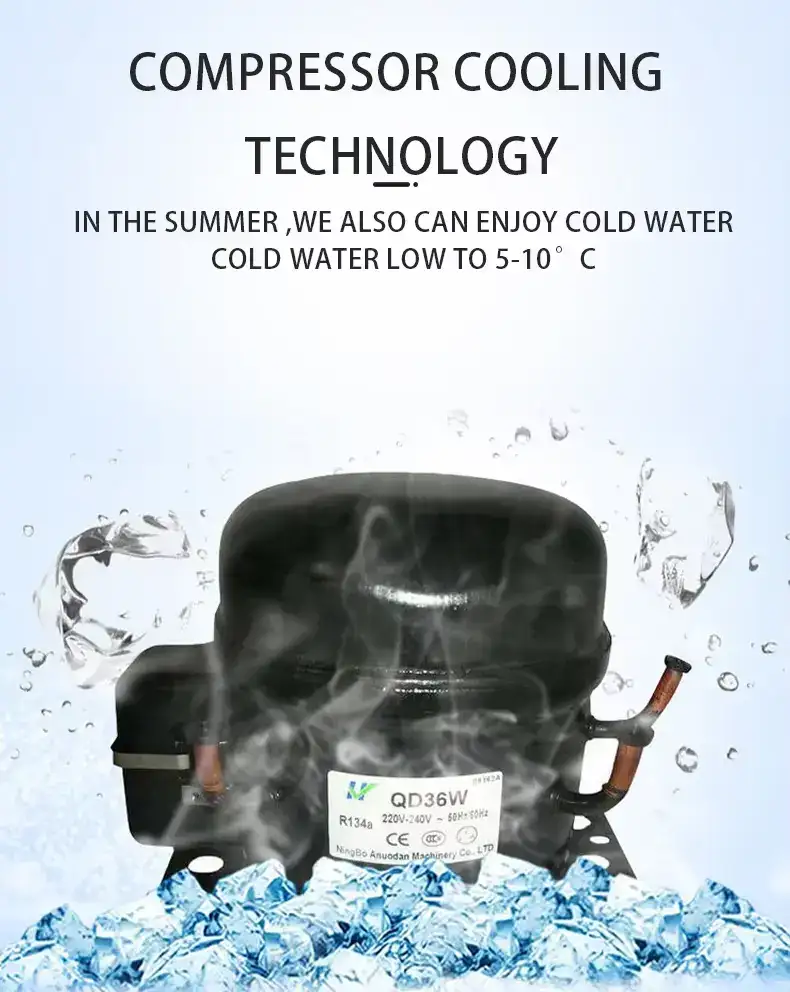 Standing RO Water Dispenser filter system